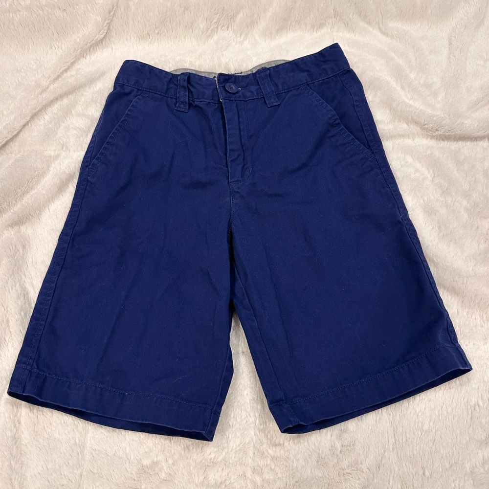 Nautica Boy’s Navy Blue Flat Front Shorts Boy’s size 10